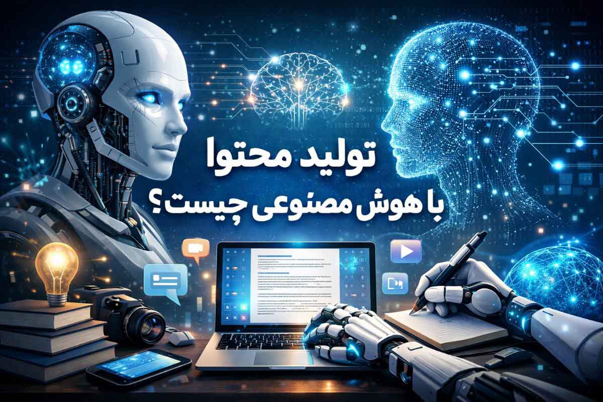 تولید محتوا با هوش مصنوعی چیست و چگونه انجام می‌شود؟