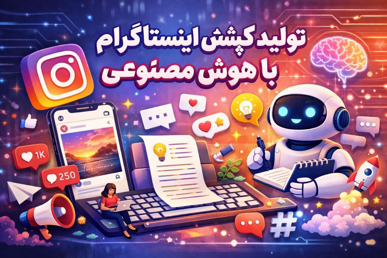 تولید کپشن اینستاگرام با هوش مصنوعی